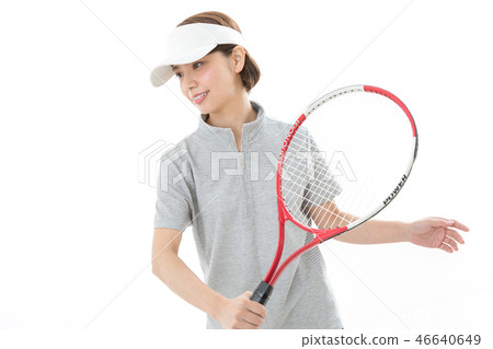 Young lady tennis 46640649