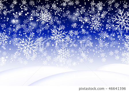 Realistic snowdrift. Winter snowy landscape Eps 10 46641396