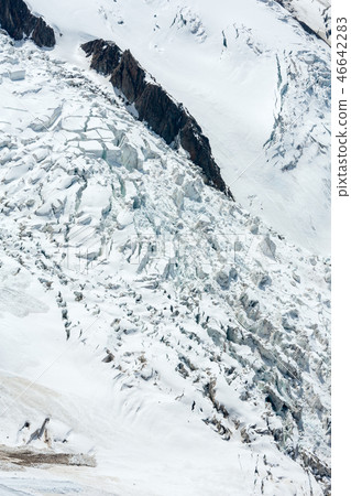 Mont Blanc mountain massif view  46642283