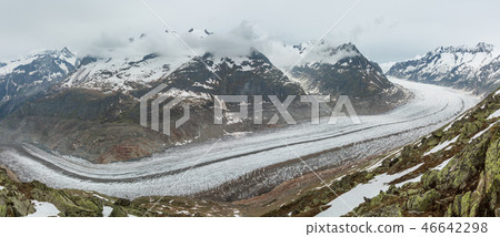 Aletsch Glacier, Switzerland, Alps Aletsch Glacier, Switzerland, Alps 46642298