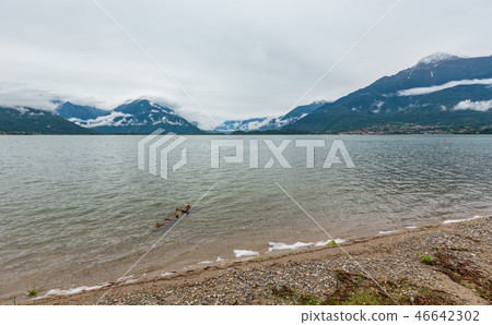 Lake Como summer view, Italy 46642302