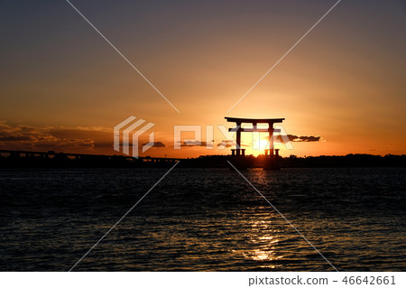 Evening at Hamana Lake Bentenjima Evening at Hamana Lake Bentenjima 46642661