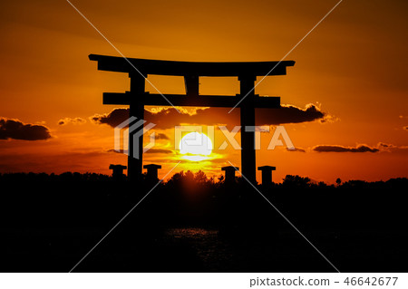 Evening at Hamana Lake Bentenjima Evening at Hamana Lake Bentenjima 46642677