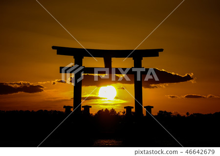 Evening at Hamana Lake Bentenjima Evening at Hamana Lake Bentenjima 46642679