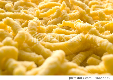 Passatelli pasta. Traditional delicious food Passatelli pasta. Traditional delicious food 46643459