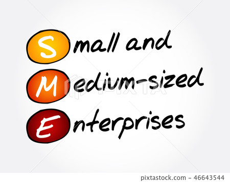 SME - Small And Medium-sized Enterprises - Stock Illustration [46643544 ...