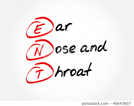 ENT - Ear Nose and Throat acronym ENT - Ear Nose and Throat acronym 46643607