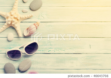 Travel vacation table concept 46643708