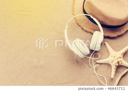 Travel vacation and music concept Travel vacation and music concept 46643711