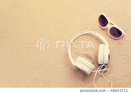 Travel vacation and music concept 46643712