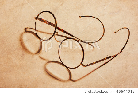 Vintage glasses isolated 46644013