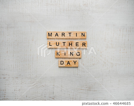 Martin Luther King, Jr. Day. Greeting card 46644685