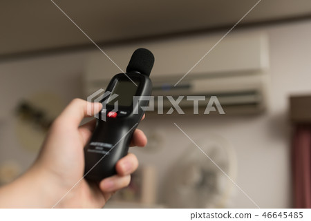 noise meter, indoor, hand 46645485