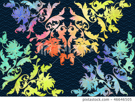 Traditional Chinese seamless pattern, ornament Traditional Chinese seamless pattern, ornament 46646505