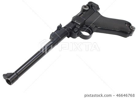 World War I period german army handgun isolated 46646768
