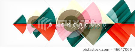 Modern geometric abstract background 46647069