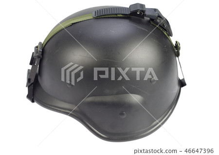 army kevlar helmet isolated 46647396