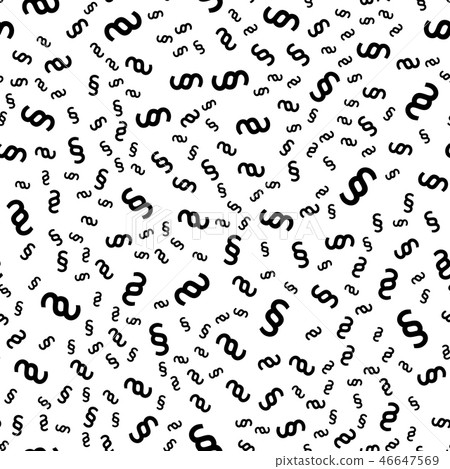 Section signs random seamless pattern. Vector paragraph marks background. Legal code or law theme Section signs random seamless pattern. Vector paragraph marks background. Legal code or law theme 46647569