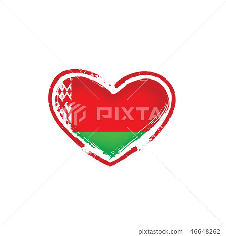 Belarus flag, vector illustration on a white background 46648262