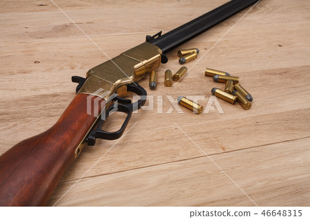 Wild west period repeating rifle Wild west period repeating rifle 46648315