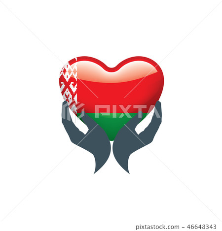Belarus flag, vector illustration on a white background Belarus flag, vector illustration on a white background 46648343