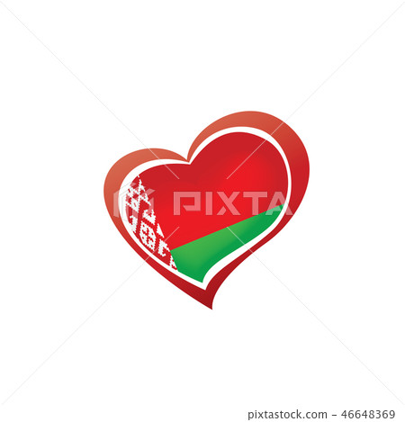 Belarus flag, vector illustration on a white background Belarus flag, vector illustration on a white background 46648369