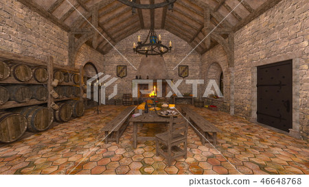  Medieval kitchen 46648768
