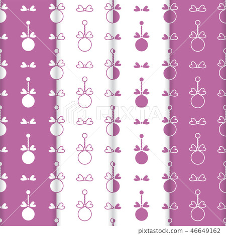 4 Christmas, New Year 2019 seamless pattern 4 Christmas, New Year 2019 seamless pattern 46649162