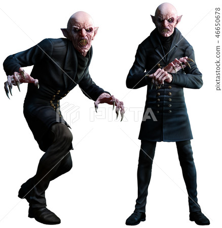 Vampires 3D illustration 46650678