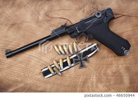 World War I period german army handgun  46650944