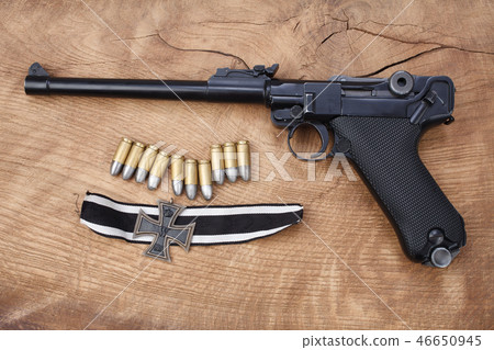 World War I period german army handgun World War I period german army handgun 46650945