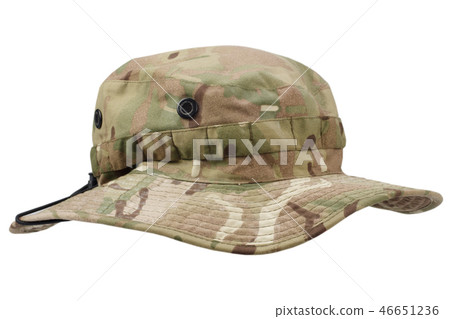boonie hat isolated on white background 46651236