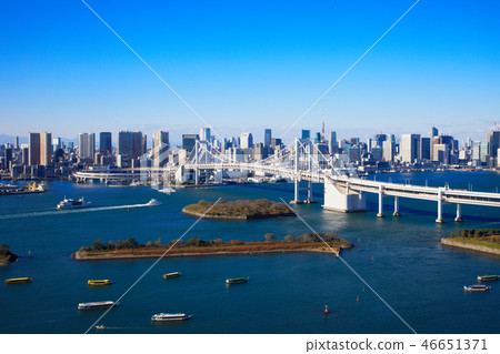 台場海濱公園和彩虹橋東京塔 46651371