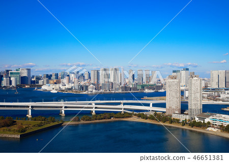 台場海濱公園和晴海公園奧林匹克運動員村正在建設中 台場海濱公園和晴海公園奧林匹克運動員村正在建設中 46651381