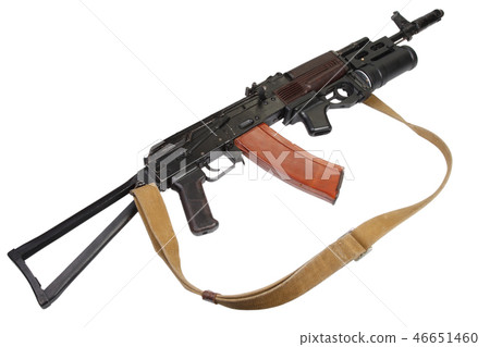 Kalashnikov AK with under-barrel grenade launcher Kalashnikov AK with under-barrel grenade launcher 46651460