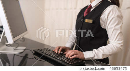 Reception counter Reception counter 46653475