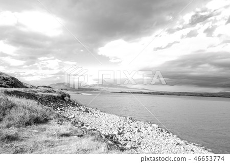 (Sepia) Landscape of New Zealand 46653774
