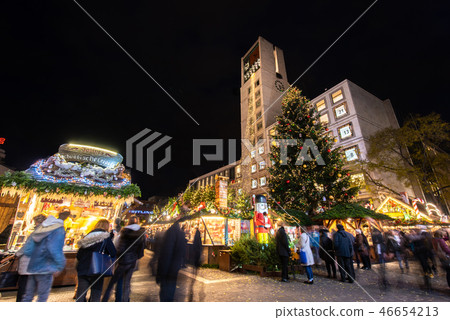 Germany Stuttgart Christmas Market Markt Square 46654213