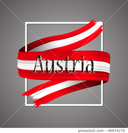 Austria flag. Official national colors. Austrian - Stock Illustration ...