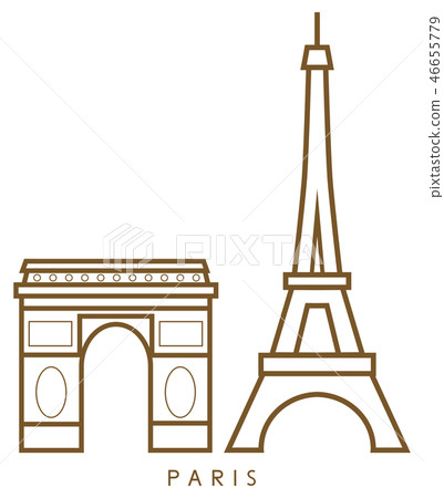 Arc de Triomphe & Eiffel Tower Arc de Triomphe & Eiffel Tower 46655779