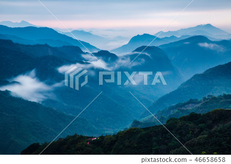 Ali Peak, Yunhai, Asia, Taiwan, Alishan Cloud 46658658