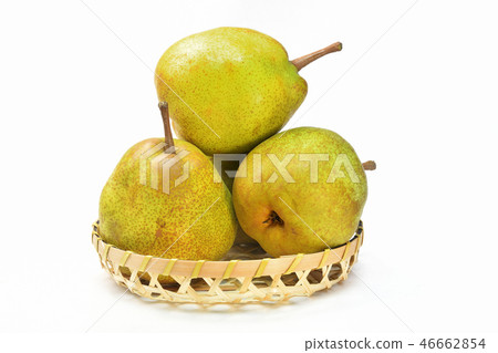 Pear on white background 46662854