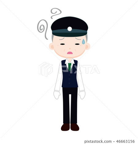 Long-distance bus driver 46663156