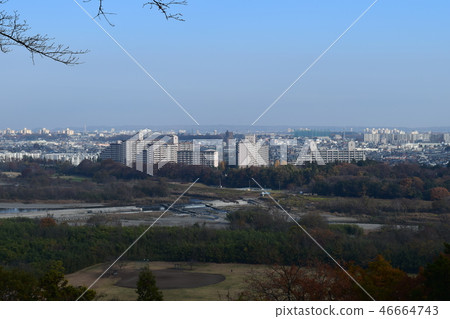 Takiyama Castle ruins A view from Motomaru 46664743