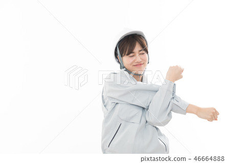 Young Woman Work Wear Stretch Young Woman Work Wear Stretch 46664888