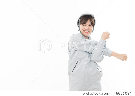 Young Woman Work Wear Stretch Young Woman Work Wear Stretch 46665084