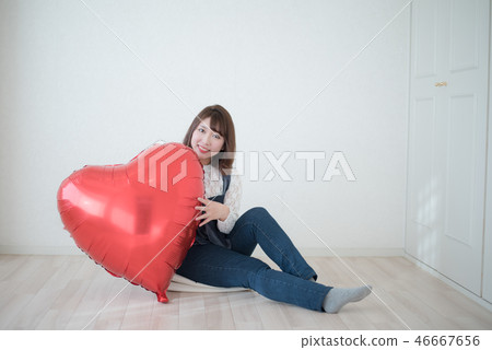 情人節·愛·禮物·女性 46667656