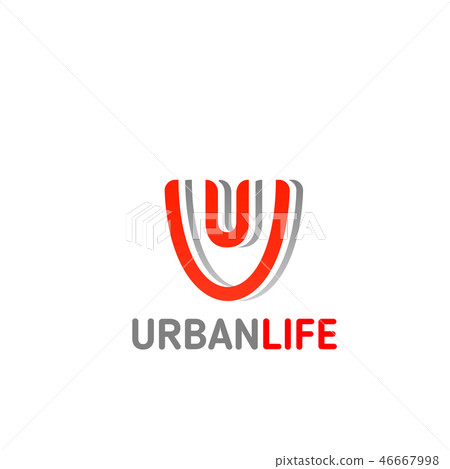 Urban life brand letter U vector icon Urban life brand letter U vector icon 46667998