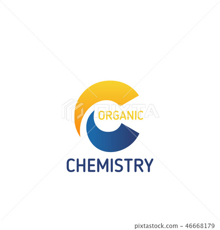 Organic chemistry creative emblem Organic chemistry creative emblem 46668179
