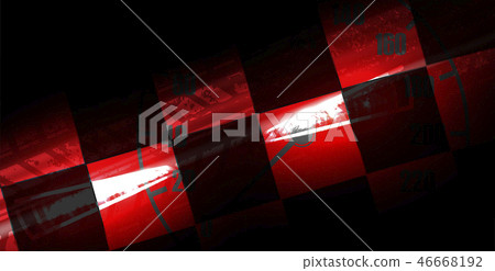 Racing car light motion with checkered background Racing car light motion with checkered background 46668192